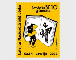 Latvia / Letland - Postfris / MNH - National Library 2025 - Lettonie