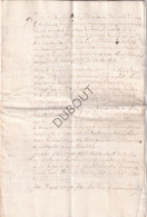 Manuscrit Ligney/Geer/Kortijs 1761   (V3793) - Manuscripts