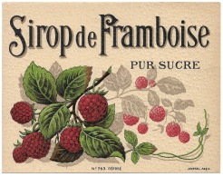 SIROP DE FRAMBOISE   N°763 - Alcohols & Spirits