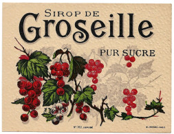 SIROP DE GROSEILLE   N°763 - Alcohols & Spirits