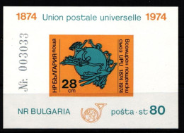 Bulgarien Block 52 B Postfrisch UPU #NW487 - Autres & Non Classés