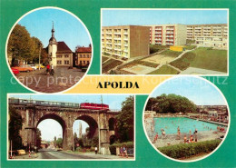 Apolda Markt Neubaugebiet Viadukt Freibad - Apolda