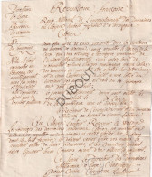 Manuscrit ±1800 Terremogne/Celles  (V3798) - Manuscripts