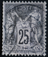 -Sage Bureau De Quartier De PARIS  R. DES FRANCS-BOURGEOIS . - 1876-1898 Sage (Type II)