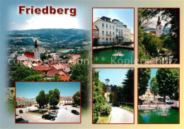 Friedberg Steiermark Panorama Schwimmbad Kirche Stadtplatz - Autres & Non Classés