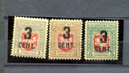 LITUANIE 144+146+148 MLH - Lituanie