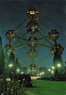 BELGIQUE - Bruxelles - Atomium - Exposition - Sphères - Monument - Structure - Cristal De Fer - Illuminée -Carte Postale - Old Professions