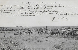 CPA -  VERS FEZ / UN CONVOI DE CHAMEAUX EN ROUTE SUR FEZ  (18-09-1914) - Fez