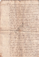 Manuscrit 1668 Ligney/Geer/Kortijs  (V3805) - Manuscripts