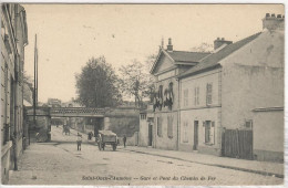 SAINT OUEN L ' AUMONE GARE ET PONT DU CHEMIN DE FER - Saint-Ouen-l'Aumône