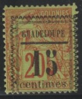 GUADELOUPE - 1889 - YVERT N°8a TYPE I * MLH - COTE = 90 EUR. - - Ongebruikt