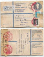 UK Britain Custom Douane Currency Inspection Censored PSE P23 + Other Bolton 29jan1974 To Italy - Errors, Freaks & Oddities (EFOs