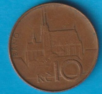 Tschechische Republik 10 Korun E,K Galvanisiert Jahr 1994 Nr. KM 4 (D8/171) - Tsjechië