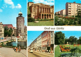 Goerlitz Sachsen Marienplatz Frauenturm Gerhart Hauptmann Theater Neubaugebiet W - Görlitz