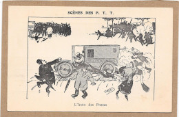 SCENES DES P.T.T. - L'auto Des Postes - Post & Briefboten