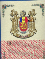 HERALDICA Y TEXTO DE  DELGADO - Altri & Non Classificati