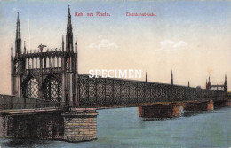 Kehl Am Rhein -  Eisenbahnbrücke - Kehl