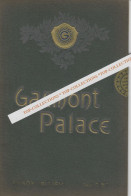1914 SUPERBE PROGRAME GAUMONT PALACE Paris COUVERTURE CARTONNEE  PAGE DE PROTECTION  « L’Ange De La Maison » Et Autres - Programmi