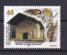 MACEDONIA NORTH 2025,CHURCH OF ST. GEORGE ,KURBINOVO,RELIGION,MNH - Ziekte