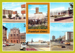 Frankfurt Oder Karl Marx Str Wasserspiele Rathaus Giebelseite Zentraler Platz - Frankfurt A. D. Oder