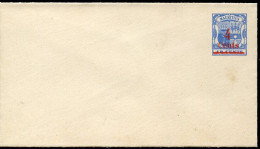 X6689 Mauritius, Stationery Cover Surchaged 4 Cents - Mauritius (...-1967)