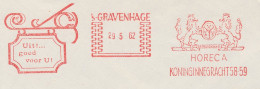 Meter Cover Netherlands 1962 Catering Industry - Signboard - Out! Good For You ! - Alimentation