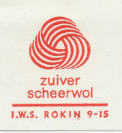 Meter Proof / Test Strip Netherlands 1964 Pure Virgin Wool - Textile