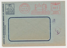 Illustrated Meter Cover Deutsche Reichspost / Germany 1943 Sewing Machine - Adler - Costumes