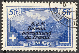 Dienst IV S.d.N. Bureau International Du Travail BIT 1923: Zu+Mi-N° 13 ⊙ GENÈVE 6.V.2 SOCIETÉ DES NATIONS (Zu CHF 54.00) - Dienstmarken