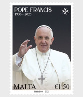 Malta 2025 Pope Francis 1936-2025 1v MNH - Malte