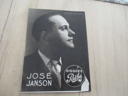 Photo Originale Musique José JANSON Disques Pathé 16.4 X 22.2 - Photographs