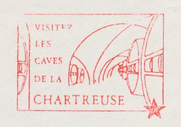Meter Cut France 1972 Caves De La Chartreuse - Liqueur . Monastery - Monks - Vins & Alcools
