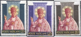 115759 MNH VATICANO 1954 CANONIZACION DEL PAPA PIO X - Nuovi