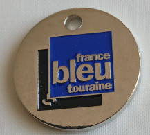 Jeton De Caddie - FRANCE BLEU - TOURAINE - En Métal - Neuf - (1) - - Trolley Token/Shopping Trolley Chip