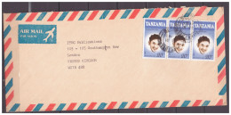 USED AIR MAIL COVER TANZANIA TO ENGLAND  ( 47 ) - Tanzanie (1964-...)