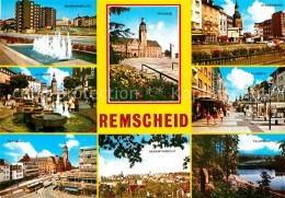 Remscheid Bahnhofsplatz Alleestr Rathaus Gesamtansicht Stadtkirche Talsperre - Remscheid