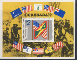 GRENADA  1975 INDEPENDANCE USA-DRAPEAUX  YVERT N°B39  NEUF MNH** - Timbres