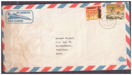 USED AIR MAIL COVER ZIMBABWE TO PAKISTAN   ( 47 ) - Zimbabwe (1980-...)