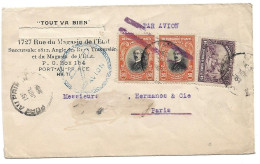(C01) - HAITI - AIR MAIL COVER PORT AU PRINCE => PARIS 1929 - Haïti