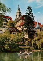 Tuebingen Hoelderlinturm Alte Aula Und Stiftskirche - Tübingen