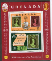 GRENADA  1971 SERVICE POSTAL  YVERT N°B17  NEUF MNH** - Autres & Non Classés