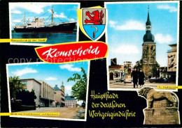 Remscheid Patronatsschiff Stadttheater Rathaus Ev Stadtkirche - Remscheid