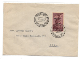 Trieste A - Posta Aerea Lire 1.000 Campidoglio" Su Busta Annullo FDC - Mint/hinged