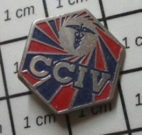 211B Pin's Pins / Beau Et Rare / ADMINISTRATIONS / CCIV CHAMBRE DE COMMERCE ET D'INDUSTRIE - Administración