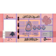 LIBAN - PICK 91 - 5000 LIVRES - 2014 - Libano