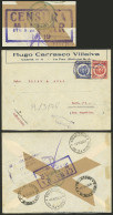 BOLIVIA: 13/SE/1934 La Paz - Argentina, Registered Cover Franked With 35c., On Back There Is An Interesting Censor Mark  - Bolivie