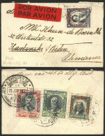 CHILE: 12/JUN/1928 Test Flight Between Santiago And Buenos Aires Of The Cie Generale Aeropostale, Cover Sent To Germany. - Chili