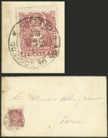 PERU: WAR OF THE PACIFIC: Cover Franked With 5c. Stamp Of Chile And Sent From CALLAO To Tacna (period Of Chilen Occupati - Pérou