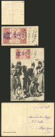 SYRIA - ARABIAN GOVERNMENT: Postcard Used In Halep On 21/MAR/1920, Franked With Overprinted Revenue Stamp Of Turkey (Sc. - Syrie