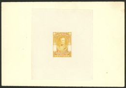 VENEZUELA: Yvert 251, 1944 Mariscal Sucre, DIE PROOF Without Value, Yellow, Excellent Quality! - Venezuela